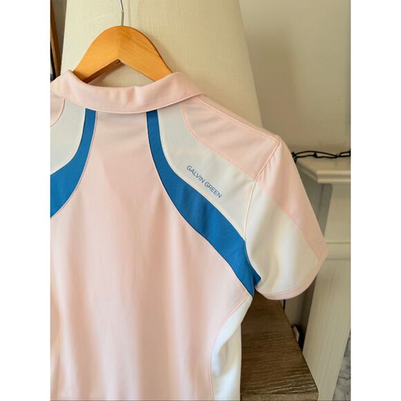 Galvin Green Womens Madison GOLF Polo Lotus Pink Size Medium - Picture 3 of 6